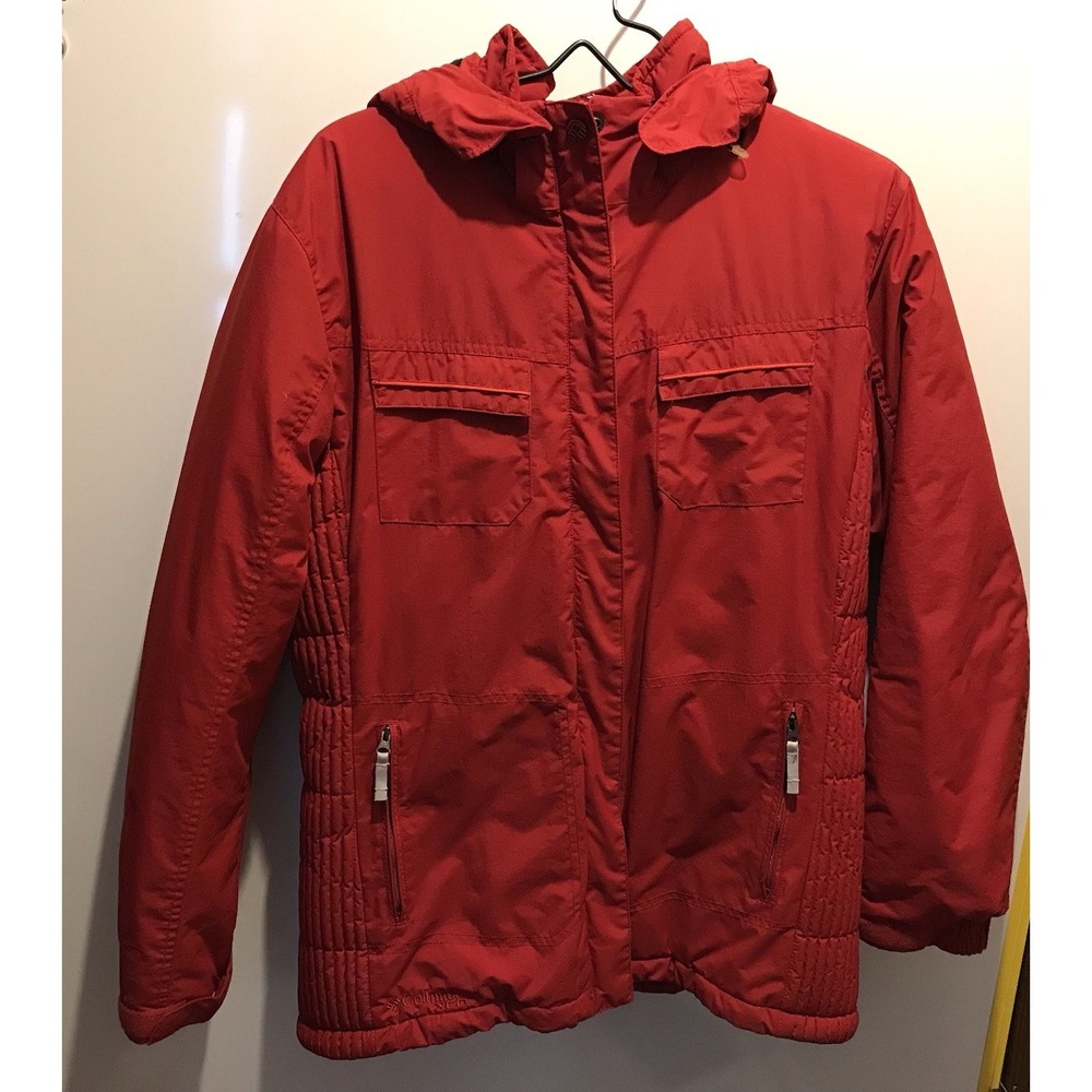 Columbia Ladies Red Jacket Size Large‎ 44" X 27"